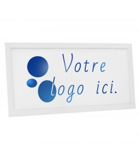 Dalle LED avec logo personnalisable - 600x300mm - Fabriquée en France (Alimentation non fournie)