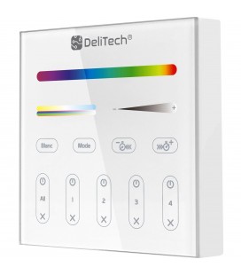 Interrupteur mural radio-fréquence sans fil RGB + CCT - Maestro™ - DeliTech®