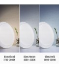 Hublot LED Rond IP65 - 12W - 270mm - NOVA by DeliTech® - Triple couleur de blanc
