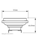 Ampoule LED AR111 - PHILIPS - MASTER LED 12V AC - Blanc Chaud 2700K