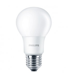 Ampoule LED E27 - PHILIPS - CorePro LED A60 5-40W Dépolie - Blanc Neutre 4000K