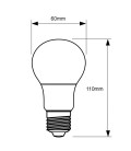 Ampoule LED E27 - PHILIPS - CorePro LED A60 5-40W Dépolie - Blanc Neutre 4000K