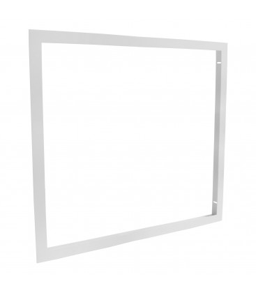 Cadre d'encastrement pour dalle LED 60x60cm, faux plafond & plaque de plâtre Ba13