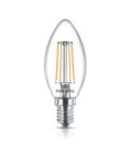 Ampoule LED E14 - Philips - Classic LED Candle 4.3-40W - Blanc Chaud