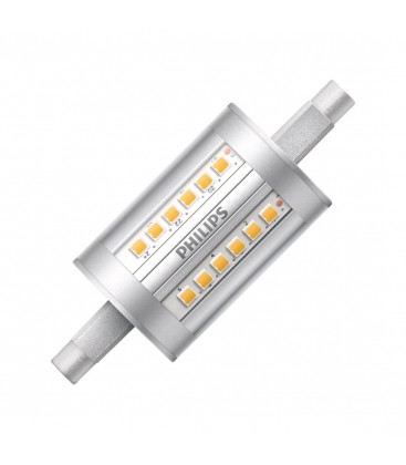 Ampoule LED R7S - Philips - CorePro LED 7,5-60W 78mm - Blanc Chaud