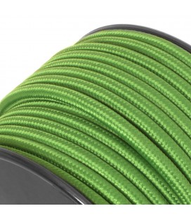 Câble textile - au mètre - Vert Émeraude