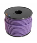 Câble électrique tissu-sur mesure-Violet