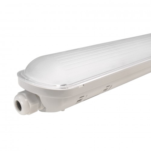 Réglette LED intégrée - Étanche IP65 - 590mm<br/>20W - Blanc Pur - NOVA - DeliTech®