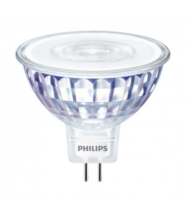 Ampoule LED MR16 Philips - MASTER LEDspot GU5.3 Dim 5-35W 36° - Blanc Chaud