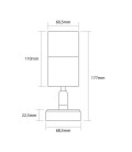 Spot mural extérieur GU10 - IP65 - Orientable