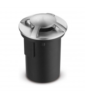 Encastrable de sol / Roll Over pour GU10 - IP65 - 4 directions - Inox 316