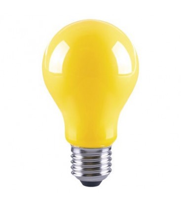 Ampoule LED E27 Dimmable 20%, 60% et 100% - 5W - Lumière jaune anti-moustique - MosquiLED - Ecolife Lighting®