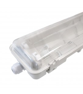 Réglette étanche pour tube LED T8 1585 mm - Double - Decoreno