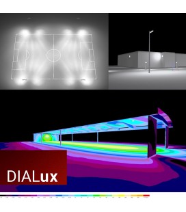 Étude d'éclairage photométrique DIALux sur-mesure