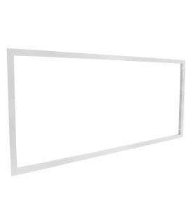 Cadre d'encastrement - Dalle LED 120x60 - Faux plafond placo BA13 - Aluminium Blanc