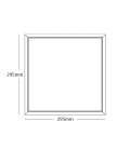 Dalle LED 20W 30x30cm - NOVA - DeliTech® Alimentation non fournie