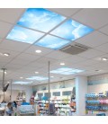 Dalle LED imprimée - Heaven - 600x600mm (Alimentation non fournie)