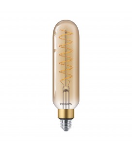 Ampoule LED E27 Philips décorative à filament - LED classic-giant 40W E27 T65 GOLD DIM