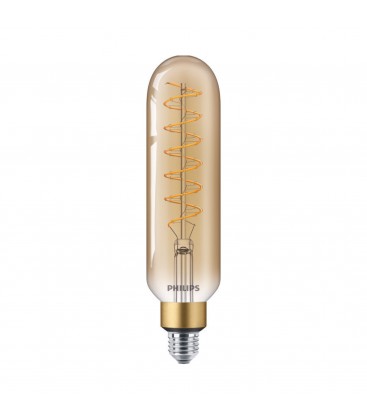 Ampoule LED E27 Philips décorative à filament - LED classic-giant 40W E27 T65 GOLD DIM