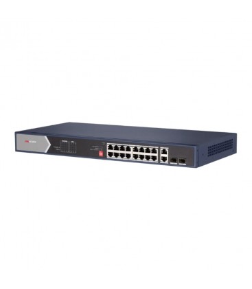 Switch 20 ports dont 16 ports PoE - Hikvision DS-3E0520HP-E