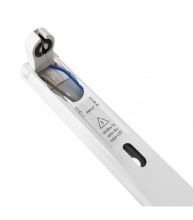 Réglette Slim pour tube LED T8 simple - Non étanche - 1500 mm - DeliTech®