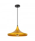 Lampe suspendue Gaïa - Doré - Culot E27 - DeliTech®