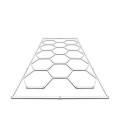 Plafonnier LED hexagonal pour garage automobile - Motif "nid d'abeille" - 4840 mm
