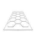 Plafonnier LED hexagonal pour garage automobile - Motif "nid d'abeille" - 4840 mm