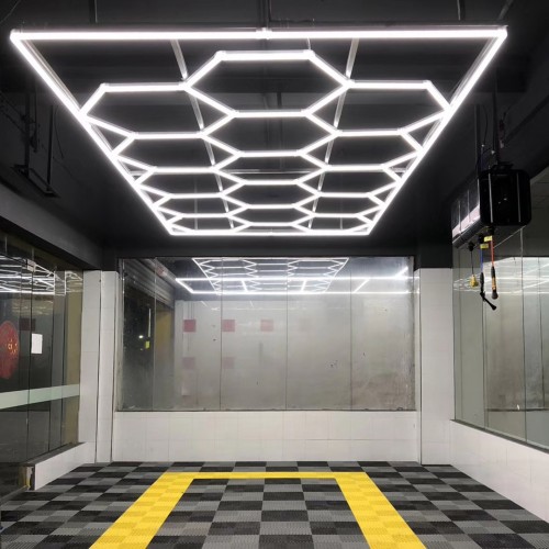 10x5m Nid D’abeille Led Lumière Garage Lumière 7x4m Hexagone Led La