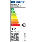 Pilier LED Extérieur Rond Transparent - 12 W - IP 65 - 300 mm - DeliTech®