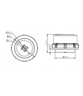 Capteur / Detecteur de présence - Bluetooth Microwave - ZHAGA 18 Sensor Ready - 12V DC - 0/10V - by DELISMART by DELITECH