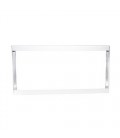 Boitier auminium blanc pour Dalle LED 120x30cm