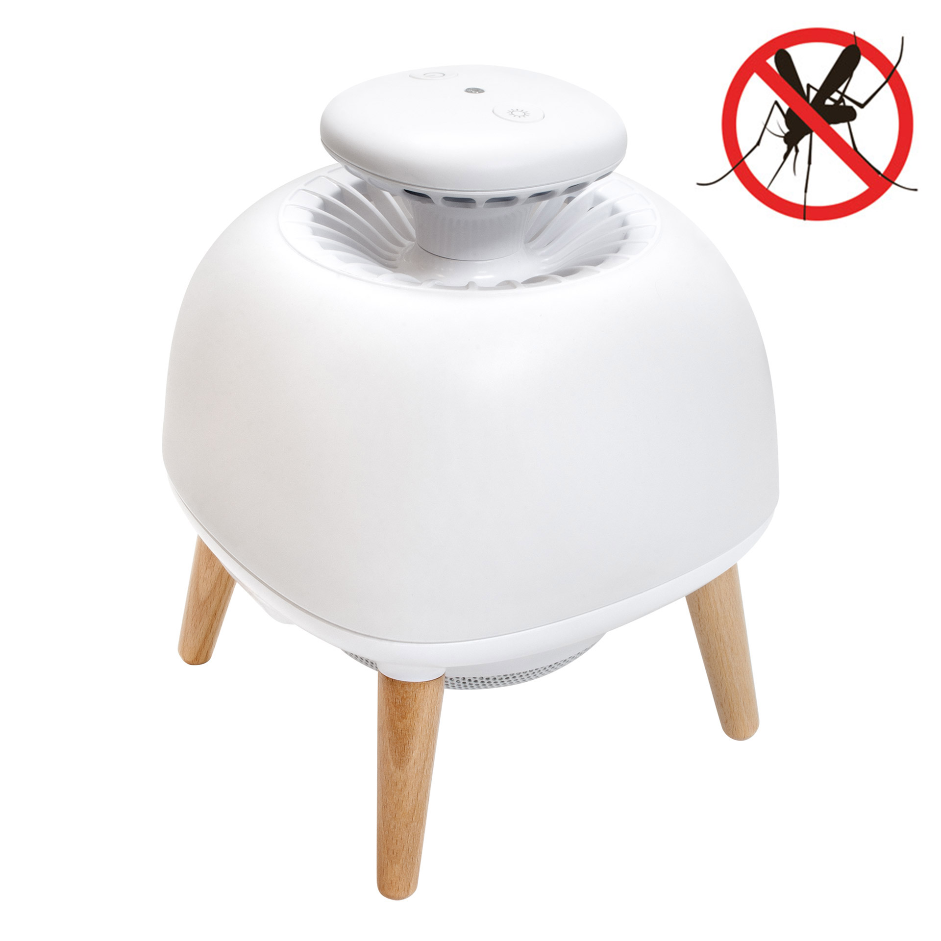 Lampe aspirante moustique Blanche 