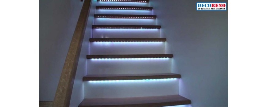 Les Rubans LED, l'éclairage idéal pour votre escalier !